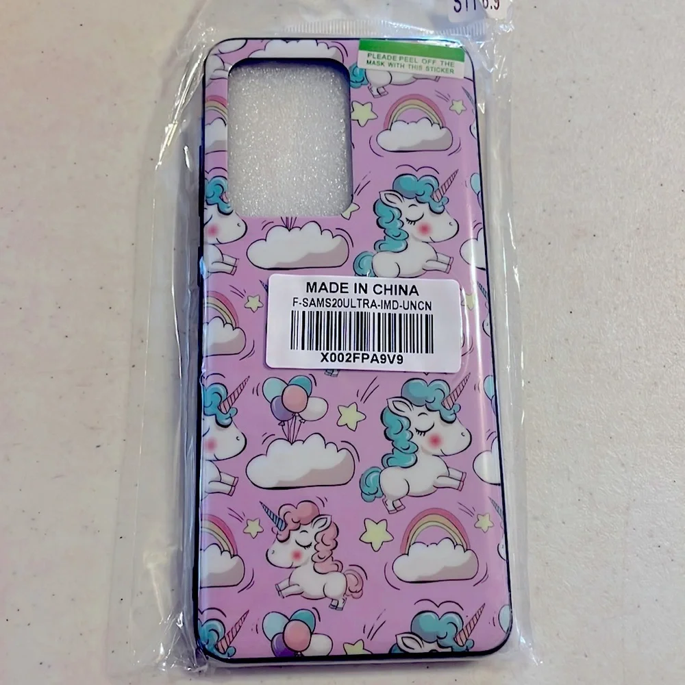 NWT Samsung 20 Ultra Unicorns Cellphone Case